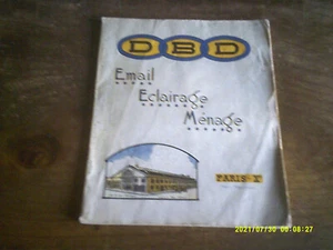 CATALOGUE EMAIL ECLAIRAGE MENAGE MAISON DBD A PARIS X - Imagen 1 de 5