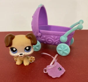 ❤ Littlest Pet Shop ❤ LPS #143 - Authentic Boxer Puppy Dog - Picture 1 of 5