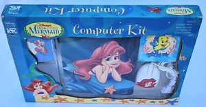 Vintage Walt Disney Interactive Little Mermaid Computer Kit Mouse Pad Stickers - Picture 1 of 19