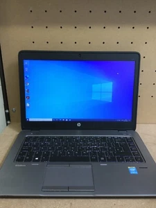 HP Elitebook 840 14” Intel i5-5200U 4GB 500GB Windows 10 Webcam Laptop - Picture 1 of 4