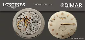 VINTAGE ORIGINAL MOVEMENT/LONGINES. CALIBRE 27.0 - Imagen 1 de 1