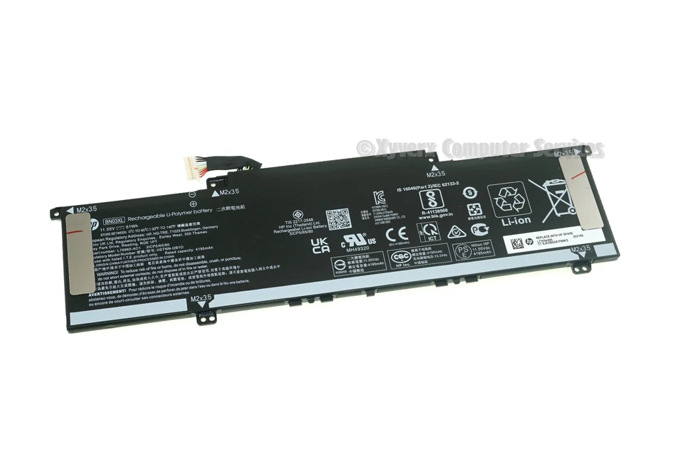 BATERÍA L77034-005 BN03XL OEM HP 11.55V 51WH ENVIDY 15M-EU 15M-EU0033DX(A)(DE19) Foto 1 de 4