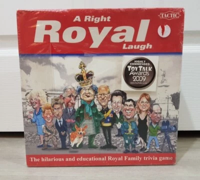 A RIGHT ROYAL LAUGH - ROYAL FAMILY BOARD / TRIVIA GAME - TACTIC - BRAND NEW  - Image 1 of 4