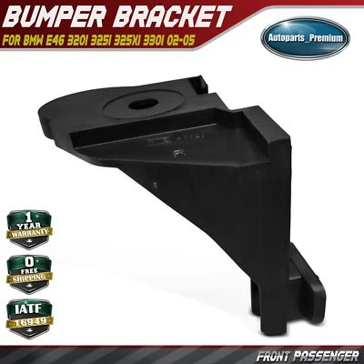 Soporte de cubierta de parachoques delantero derecho de plástico para BMW E46 320i 325i 325xi 330i 02-05 Foto 1 de 4