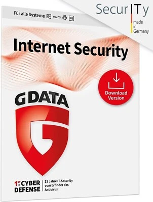 G DATA Internet Security 2025 3 PC 1 Jahr Multi Device SOFORT EMAIL GDATA - Bild 1 von 4