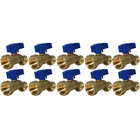 10 Pack 3/4" Female Threaded Hose Bibb No Kink ,Water Or Oil 125 PSI , Lead Free