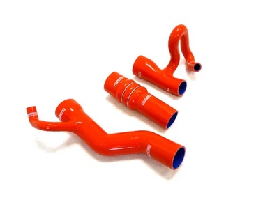 Mangueira OBX Turbo 1992-1994 Audi S4 C4 2.2L 1995-1997 S6 C4 2.2L 3 peças vermelha - Imagem 1 de 2