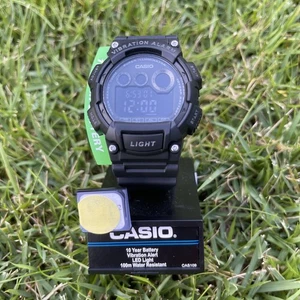 Casio Reloj Deportivo Digital Hombre Resistente a Golpes con Esfera Negra - W-735H-1BV - Imagen 1 de 8