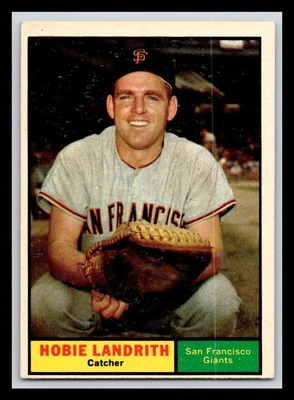 1961 Topps #114 Hobie Landrith VG-VGEX *MFCARDS* - Image 1 of 2
