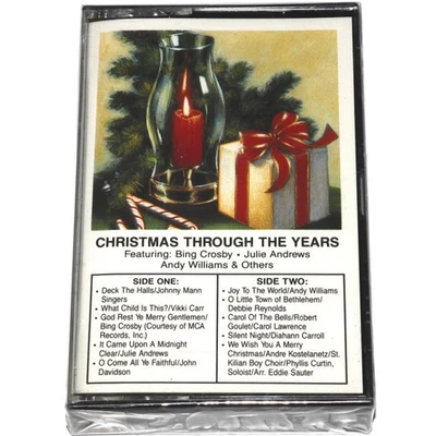 Christmas Through The Years (Cassette Tape 1988) Holiday Music NEW SEALED - Image 1 of 4