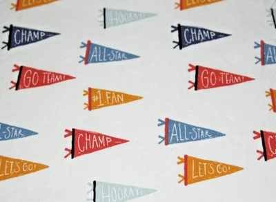 КВАДРАТЫ ДЛЯ ЛОСКУТНОГО ОДЕЯЛА 10 ДЮЙМОВ ~ 100% хлопок ткань ~ лот из 18 ~ тема спортивных перьев - Изображение 1 из 2