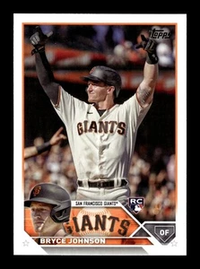 2023 Topps Series 2 #571 Bryce Johnson - San Francisco Giants RC Baseball Card - Picture 1 of 2