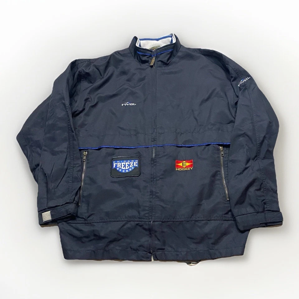 Chaqueta de hockey Chicago Freeze NHL de colección de ligas menores NAHL XL Easton para hombre” Foto 1 de 4