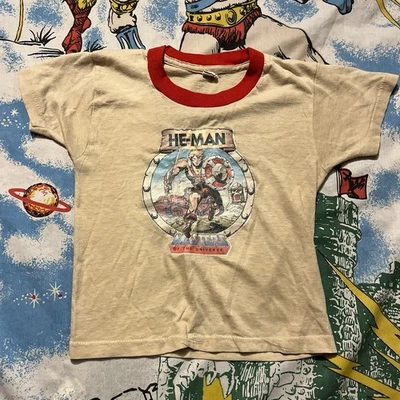 Vintage He-Man Masters Of The Universe Underoos Size 6-8 Boys T-shirt VTG Youth - Image 1 of 4