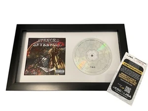 CD ENMARCADO AVENGED SEVENFOLD FIRMADO AUTÓGRAFO CITY OF EVIL M SHADOWS +3 CERTIFICADO DE AUTENTICIDAD JSA - Imagen 1 de 6