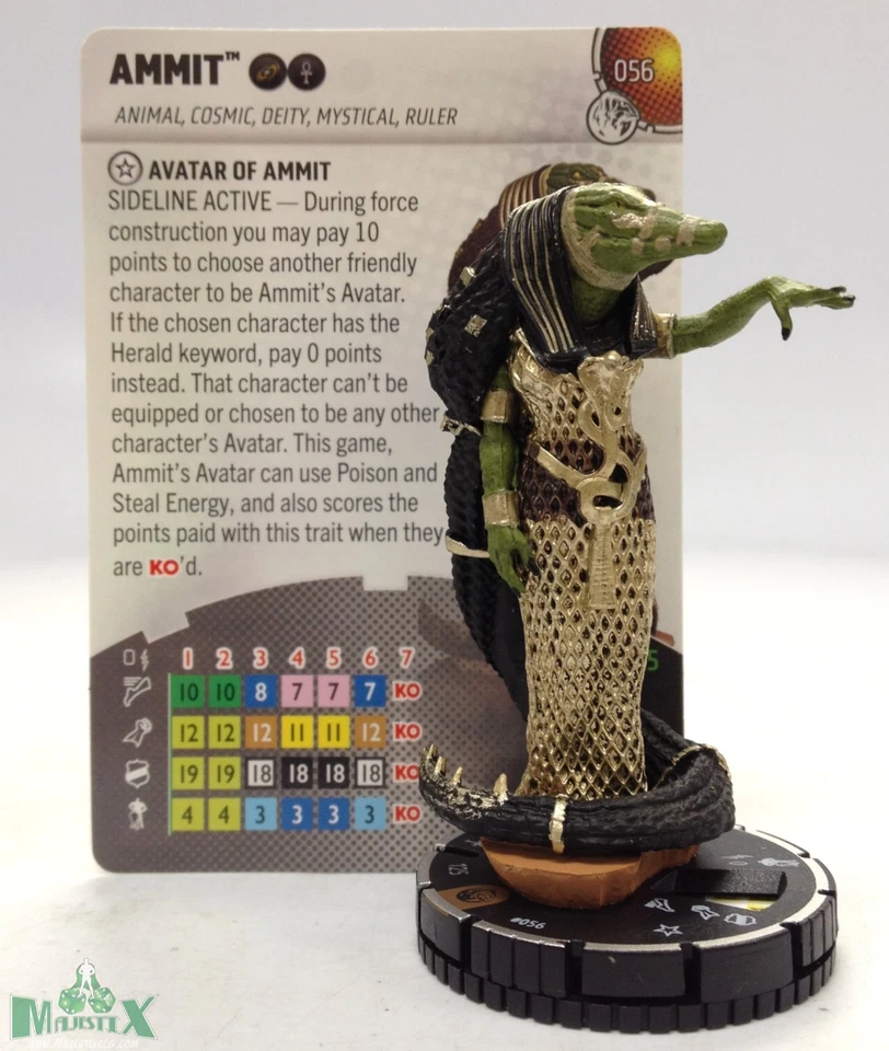 Heroclix Marvel Studios Next Phase set Ammit #056 Chase figure w/card! - Image 1 of 1