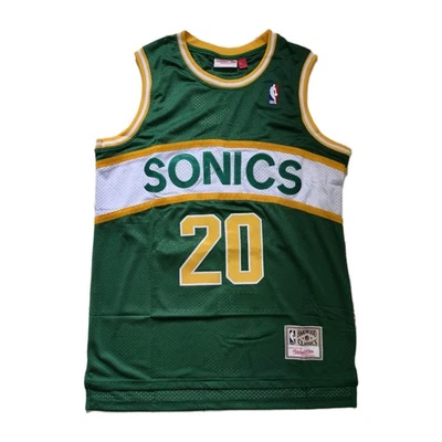 Camiseta deportiva Mitchell & Ness Swingman Gary Payton #20 Supersonics para hombre S44 L Foto 1 de 4