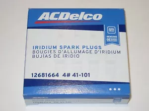 NEW Pack of 4 GM OEM Spark Plugs - Iridium ACDelco Pro 41-101 12681664 - Picture 1 of 2