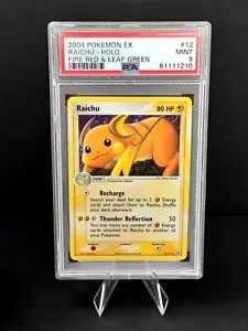 2004 Pokemon Ex Fire Red & Leaf Green Raichu Holo #12 PSA 9 - Bild 1 von 4