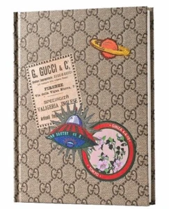Gucci 'My Gucci Book' GG Monogram Pattern Hardcover Notebook Size 7.3 x 5.6" NEW - Picture 1 of 7
