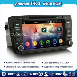 8-Kern Android 14 Autoradio Navi CD DVD Skoda Octavia Superb Yeti Rapid Roomster - Bild 1 von 18