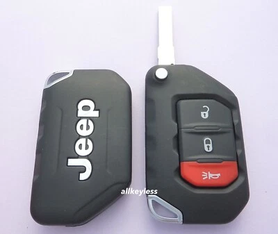 NEW OEM 2018-2025 JEEP WRANGLER GLADIATOR flip keyless remote key fob OHT1130261 - Image 1 of 4