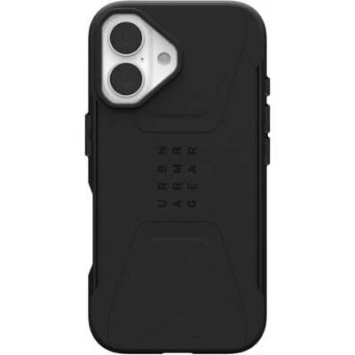 URBAN ARMOR GEAR Funda protectora para móvil iPhone 16 UAG Case Cover Futeral negra