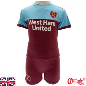 Kits de fútbol americano para bebés del West Ham United - Kits de fútbol americano para bebés del West Ham para niños - Imagen 1 de 5