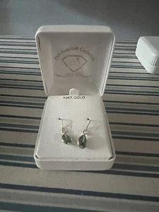 10k real gold hoop earrings for womens - Picture 1 of 2