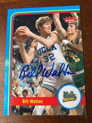 Bill Walton Auto 2013 Fleer Retro Autograph Rare - Image 1 of 2