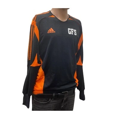 Adidas Hombre’s Camiseta de Fútbol Acolchada Manga Larga Negra Talla M SKU 958 Foto 1 de 4