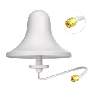 4G LTE Ceiling Mount Dome Omni Antenna SMA male for Cell Phone Signal Booster - Picture 1 of 3