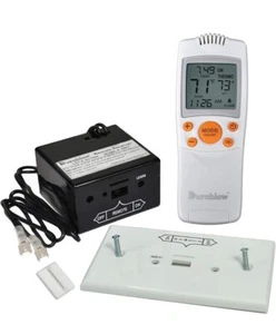 Durablow TR1003 Gas Fire Fireplace On/Off Remote Control Kit + Thermostat + Time - Picture 1 of 7