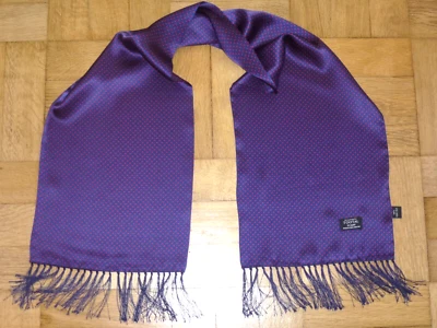 Vintage TOOTAL Silk Scarf Cravat Polka Dot Dapper Scooter Mod Goodwood Ascot - Image 1 of 4