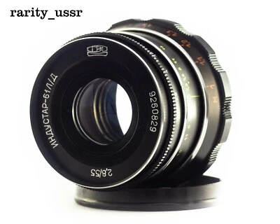  Soviet Lens  INDUSTAR 61 l/d  rangefinder 2.8/55 mm  mount m39  Zorki FED RF  - Image 1 of 4