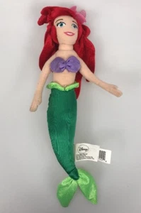 Ariel Little Mermaid plush 12" Disney Pink flower - Picture 1 of 6