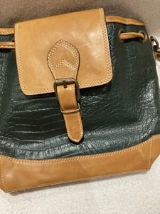Ann Taylor Genuine Leather Handbag Women’s Cross body Vintage made in Italy! - Picture 1 of 12