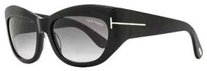 Nuevas gafas de sol Tom Ford - FT1065 Brianna 01B - negras/degradadas por humo (55-17-125) - Imagen 1 de 3