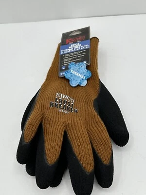 Luvas de proteção para disjuntor de gelo XL malha térmica espuma látex palma nova com etiquetas KINCO - Imagem 1 de 3