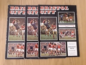 Bristol City 1976/77 Selection of Home League Programmes select from menu - Picture 1 of 5