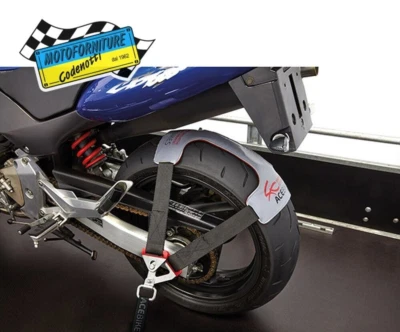 Set Cinghie Di Fissaggio ACEBIKES Per Ruota Posteriore Moto TYREFIX BASIC