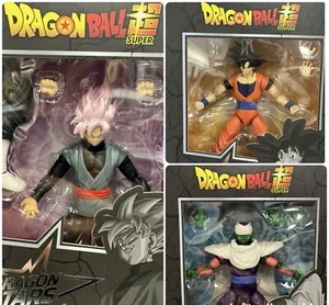Paquete de 3 figuras de anime Dragon Stars Ball Super Saiyan Rose Goku Black Piccolo Japón - Imagen 1 de 4