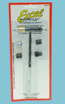 NEW EXCEL Hobby Improved Hammer Set Incl. 7 Individual Blades 50500 - Image 1 of 3