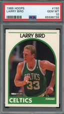 Larry Bird 1989 Hoops Basketball Card #150 Graded PSA 10