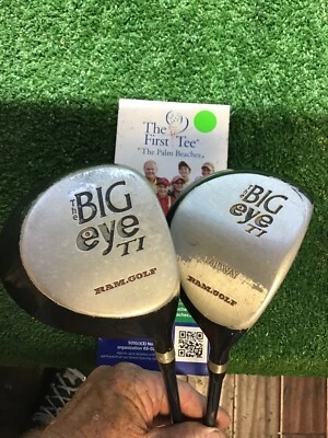 Ram The Big Eye Woods Set Driver and 3 Wood Regular Graphite Shafts - Image 1 of 4