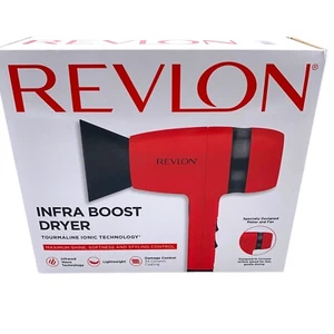 REVLON BOOSTED SHINE INFRARED HAIR DRYER WITH CONCENTRATOR NEW - Picture 1 of 7