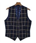 TAGLIATORE Dress Shirt NavyxIvoryxBrown(Check Pattern) 2200375290022