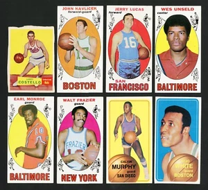 1957 Topps 33 1969 20 45 56 80 98 1970 137 143 Salón de la Fama tarjetas de novato Frazier - Imagen 1 de 2