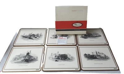 Pimpernel Placemats Holywell Mining Collieries North East England X 6 Vintage  - Image 1 of 4