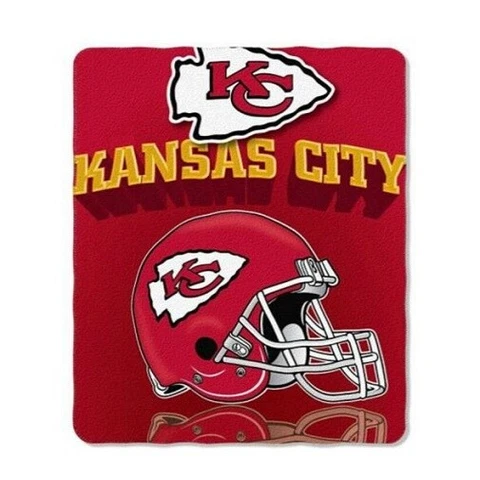 Kansas City Chiefs NFL Northwest "Mirror" Fleece Throw Cover